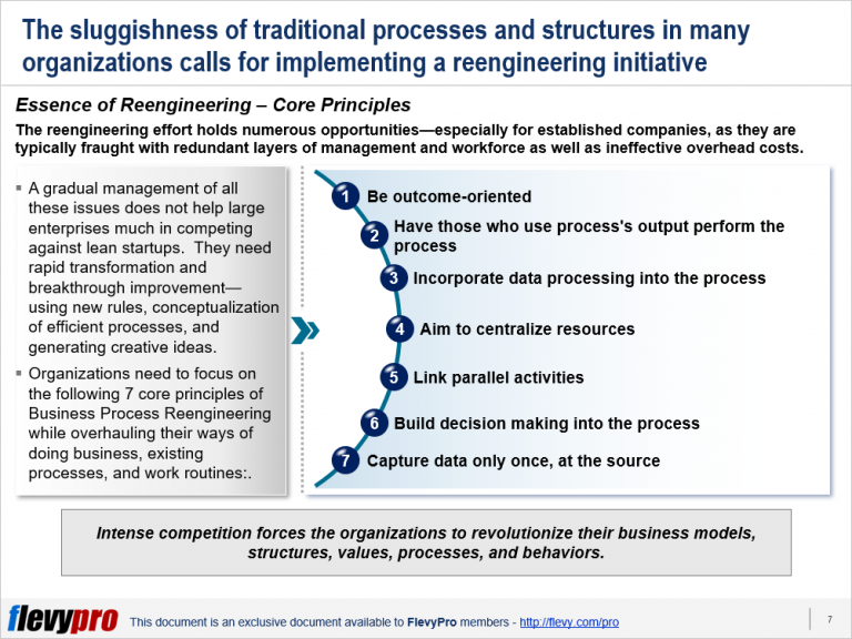 Principles Of Business Process Reengineering Bpr Flevy Blog