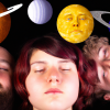 DALL·E 2022-09-30 18.24.52 - a photo of a solar system, but with human faces replacing the planets and sun