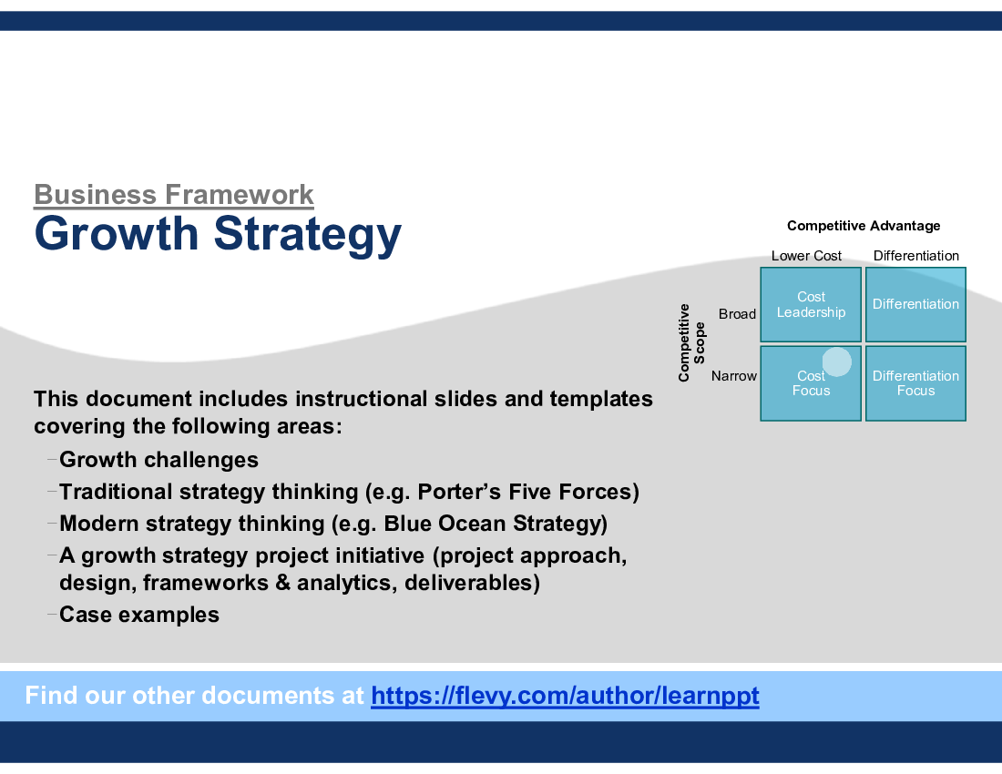 This is a partial preview of Growth Strategy. Full document is 41 slides. 