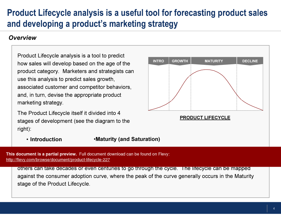 This is a partial preview of Product Lifecycle. Full document is 34 slides. 