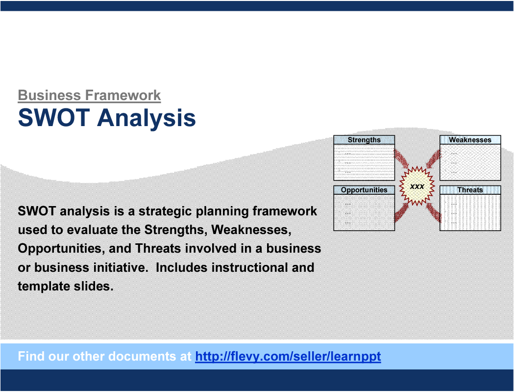This is a partial preview of SWOT Analysis. Full document is 10 slides. 