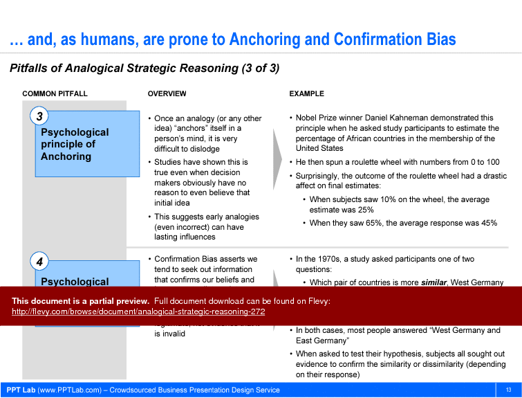 This is a partial preview of Analogical Strategic Reasoning. Full document is 38 slides. 