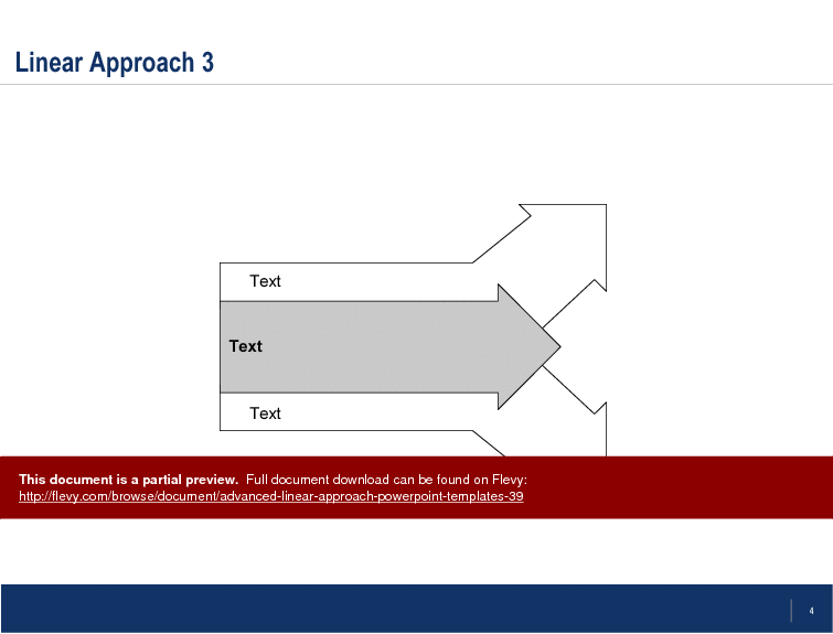 This is a partial preview of Advanced Linear Approach PowerPoint Templates. Full document is 35 slides. 
