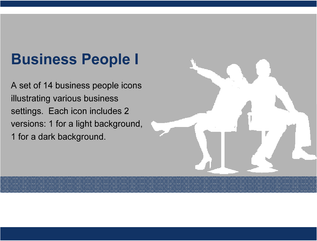 This is a partial preview of Business People PowerPoint Icons/Diagrams Set I. Full document is 15 slides. 