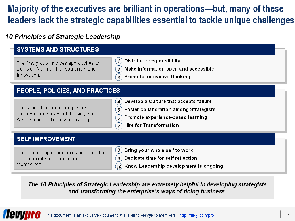 strategic leadership thesis pdf