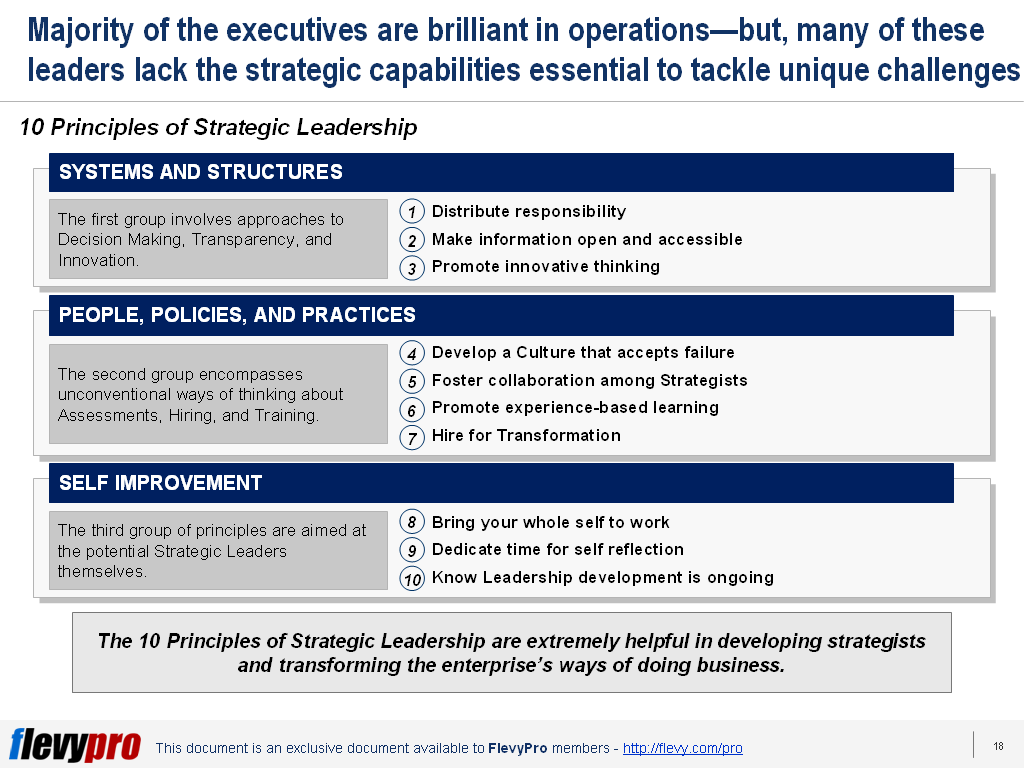 case study on strategic leadership