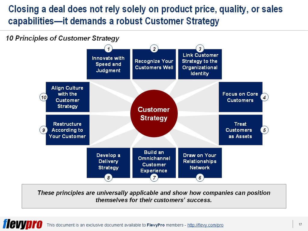 10 Principles or Key Ingredients of a Thoughtful Customer Strategy ...