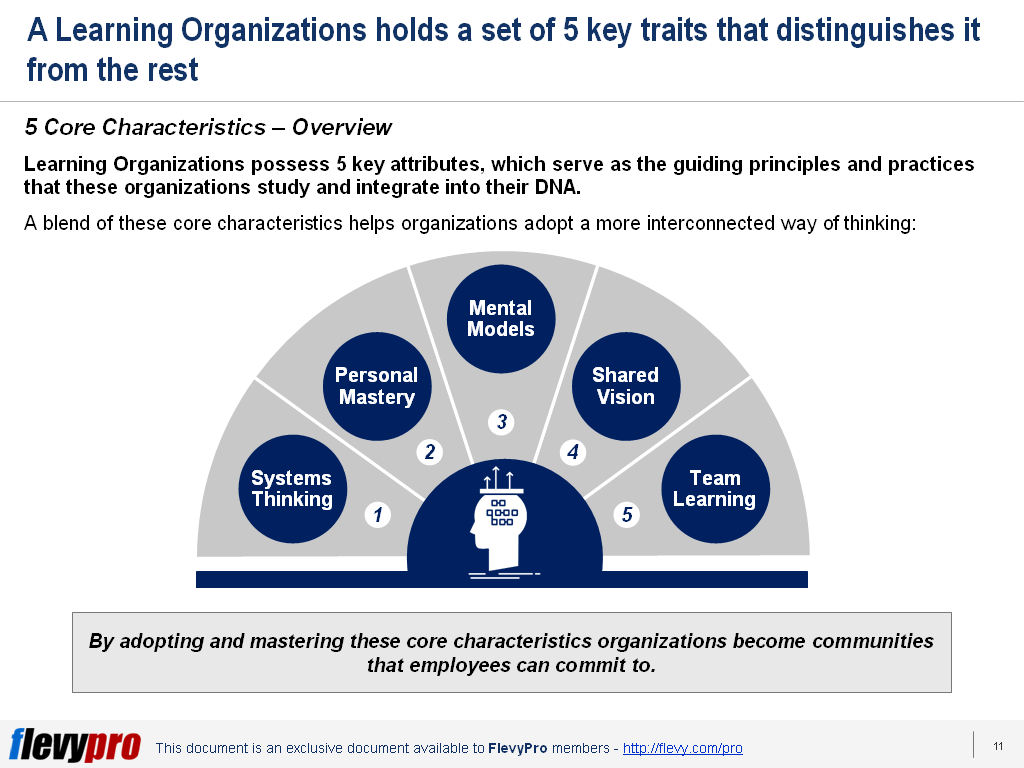 5 disciplines of a learning organization