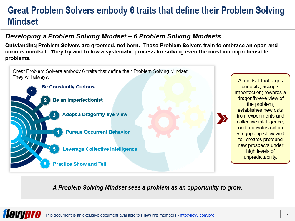 a problem solving mindset