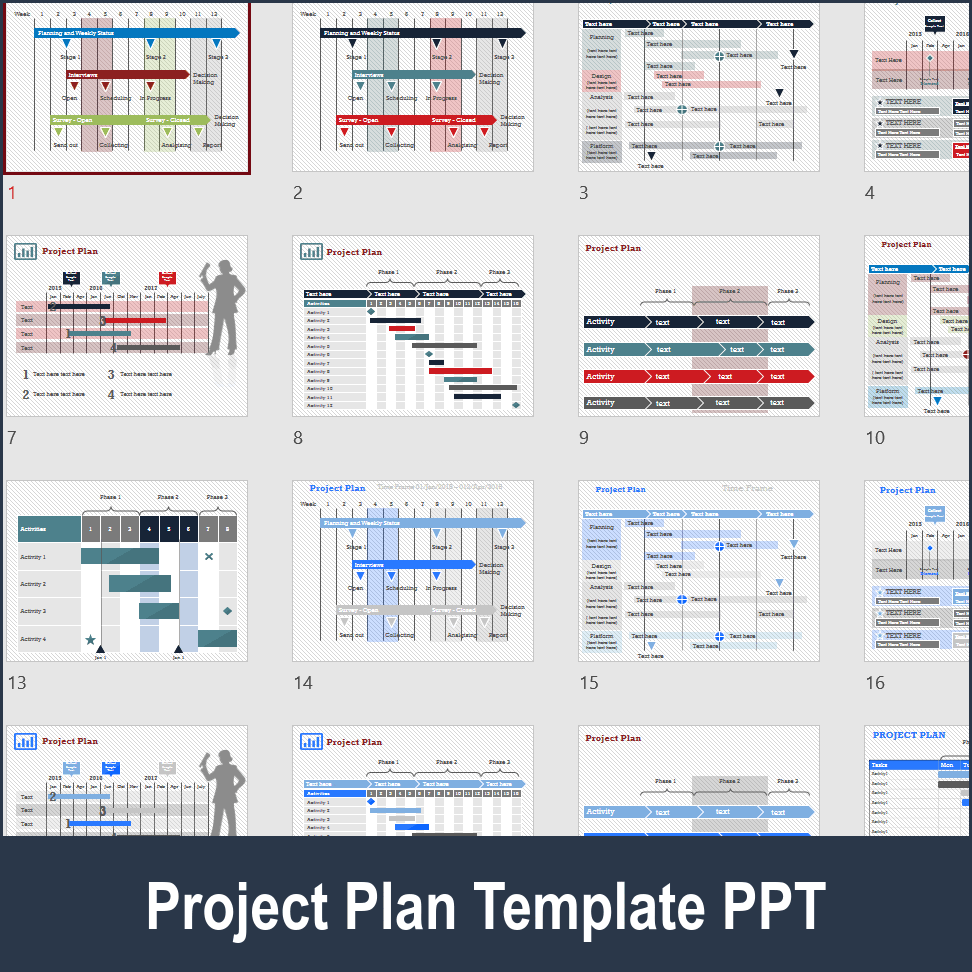 PPT: Project Plan PowerPoint Template (180-slide PPT PowerPoint ...