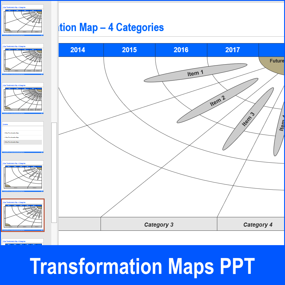 PPT: Transformation Maps (18-slide PPT PowerPoint presentation) | Flevy
