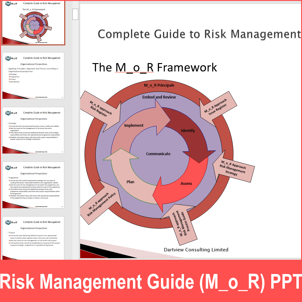 PPT: Complete Guide to Risk Management (M_o_R) (129-slide PPT ...
