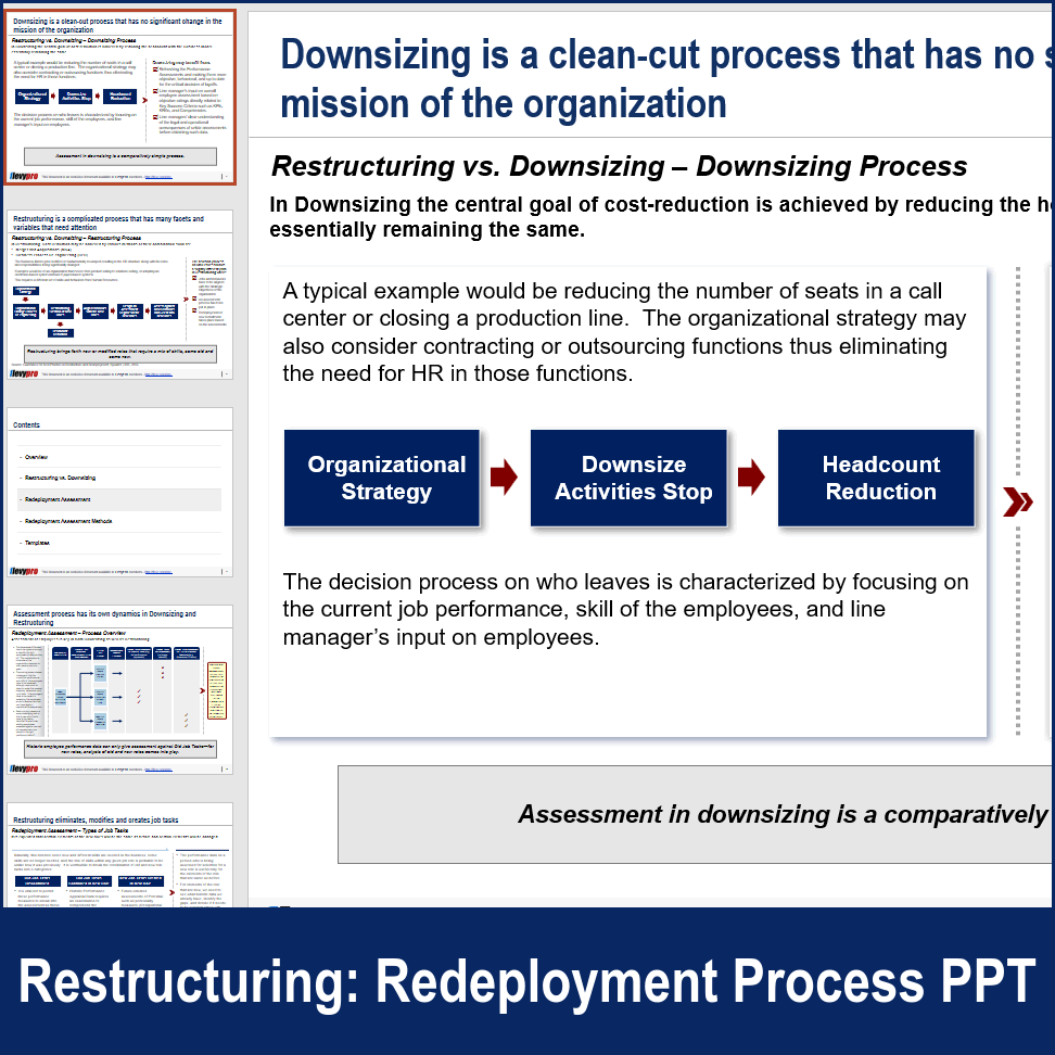 PPT: Restructuring: Redeployment Assessment Process & Methods (29-slide ...