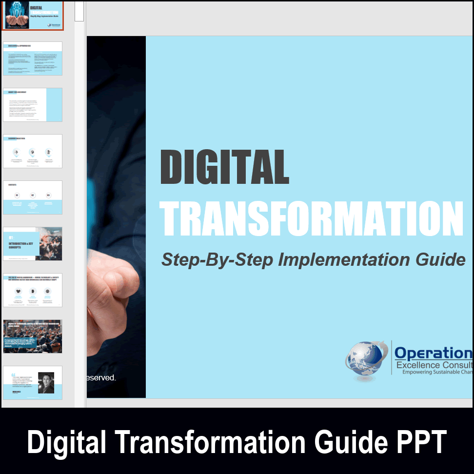 PPT: Digital Transformation: Step-by-step Implementation Guide (153 ...