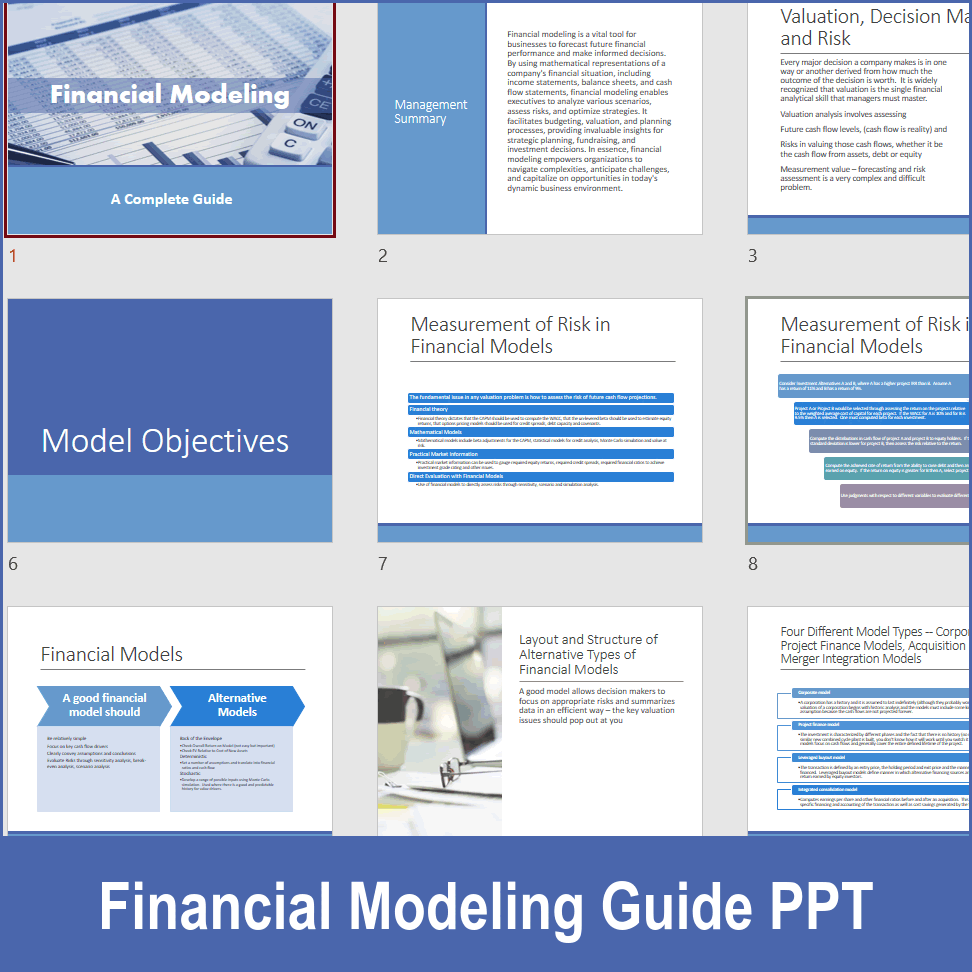PPT: Financial Modeling Guide (144-slide PPT PowerPoint presentation ...