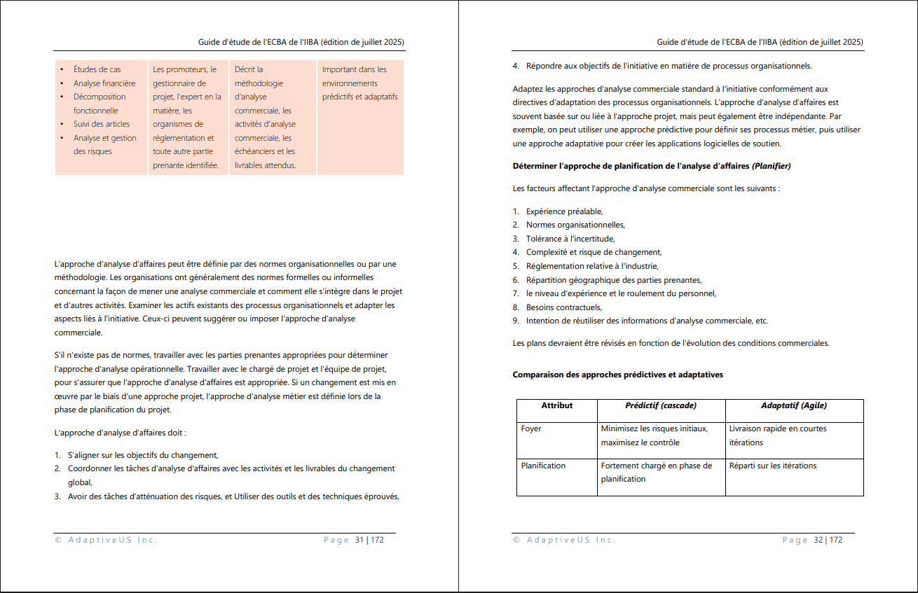 ECBA Study Guide (French) (0-page PDF document) Preview Image