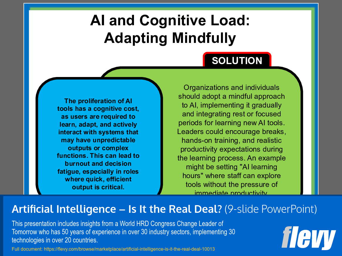 Artificial Intelligence – Is It the Real Deal? (9-slide PPT PowerPoint presentation slide deck (PPT)) Preview Image