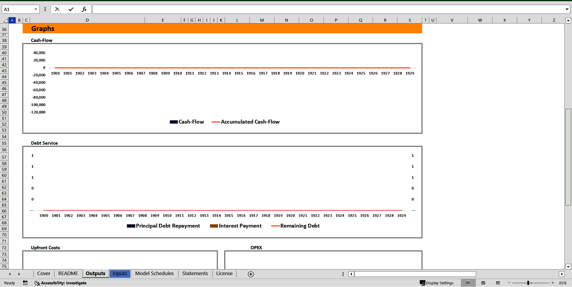 Rental Property Financial Model (Excel template (XLSM)) Preview Image