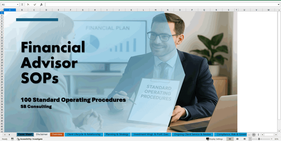 100 Financial Advisor SOPs (Excel template (XLSX)) Preview Image