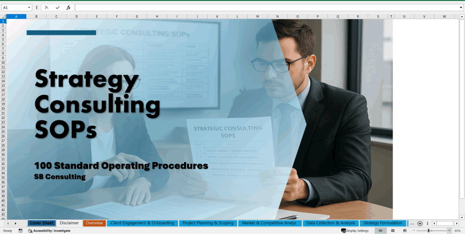 100 Strategy Consulting SOPs (Excel template (XLSX)) Preview Image
