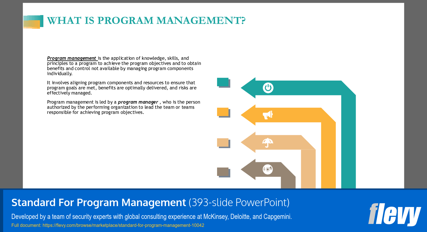 Standard For Program Management (393-slide PPT PowerPoint presentation slide deck (PPTX)) Preview Image