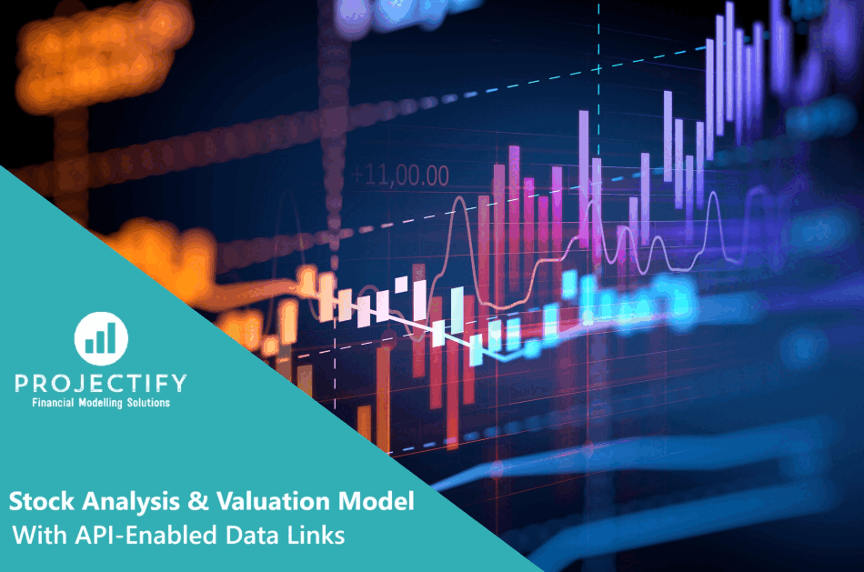 Stock Analysis & Valuation Model (with automated data links) (Excel template (XLSX)) Preview Image