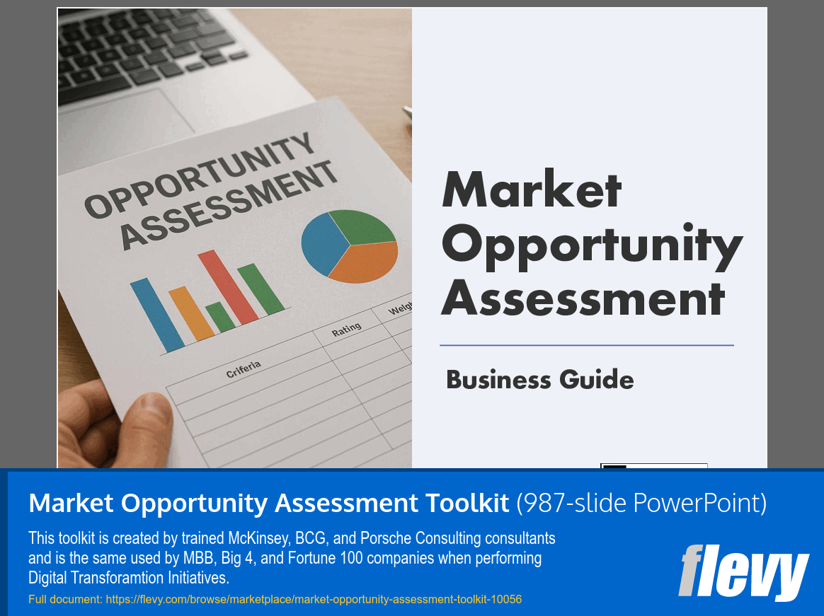 Market Opportunity Assessment Toolkit (987-slide PPT PowerPoint presentation slide deck (PPTX)) Preview Image