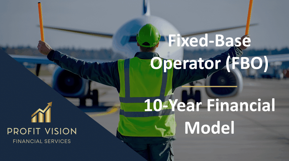Fixed-Base Operator (FBO) – 10 Year Financial Model (Excel template (XLSX)) Preview Image
