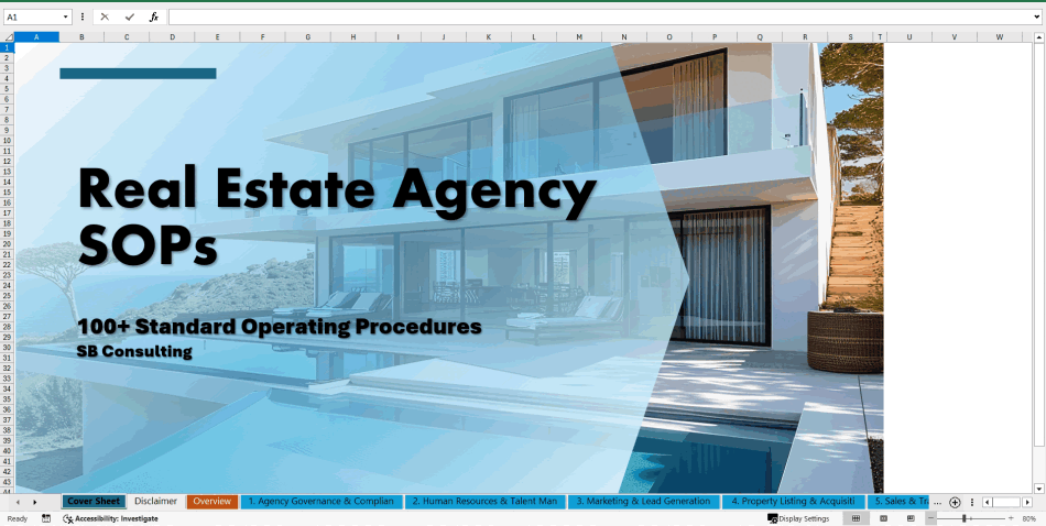 100+ Real Estate Agency SOPs (Excel template (XLSX)) Preview Image