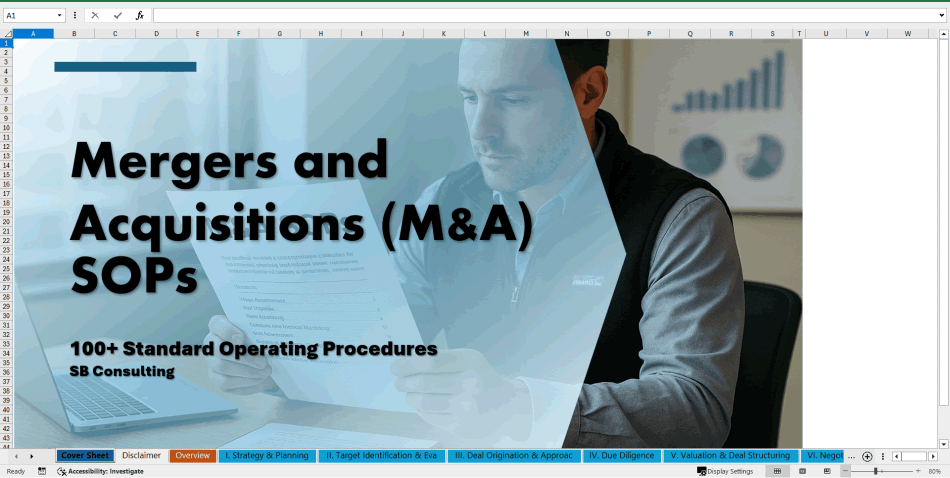 100+ Mergers and Acquisitions (M&A) SOPs (Excel template (XLSX)) Preview Image