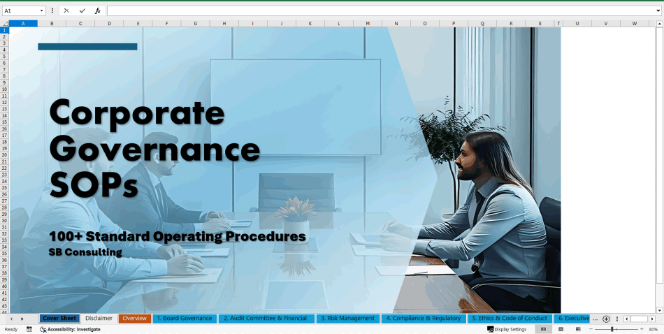 100+ Corporate Governance SOPs (Excel template (XLSX)) Preview Image