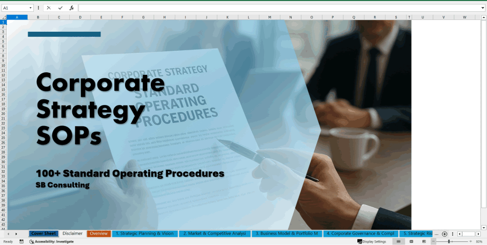 100+ Corporate Strategy SOPs (Excel template (XLSX)) Preview Image