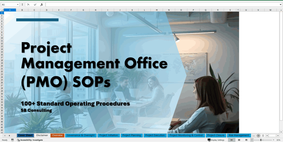 100+ Project Management Office (PMO) SOPs (Excel template (XLSX)) Preview Image