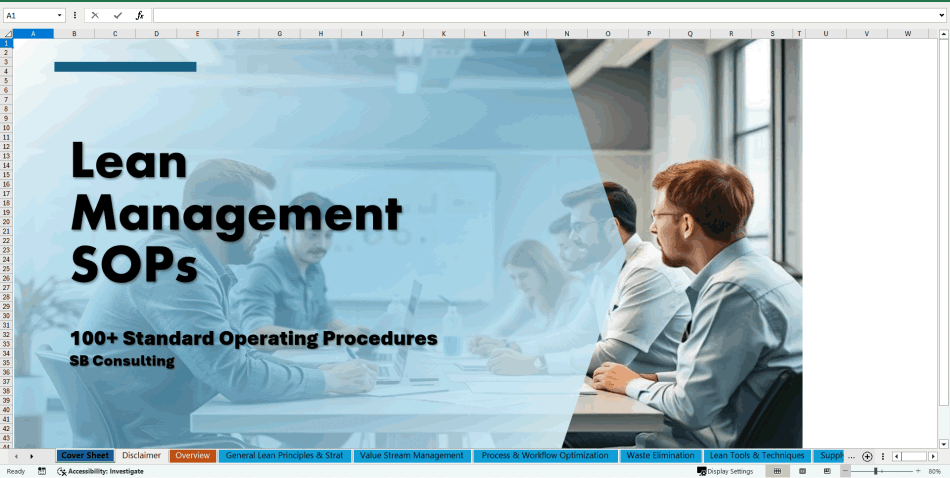 100+ Lean Management SOPs (Excel template (XLSX)) Preview Image