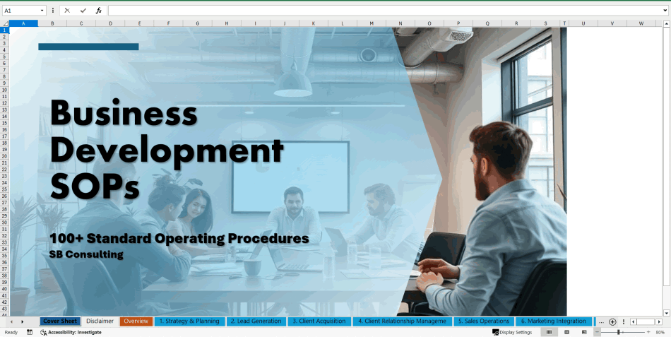 100+ Business Development SOPs (Excel template (XLSX)) Preview Image