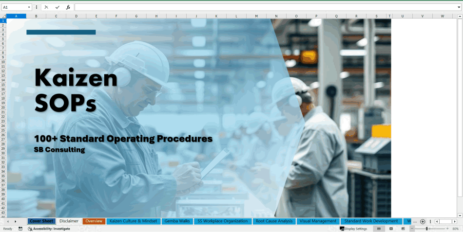 100+ Kaizen SOPs (Excel template (XLSX)) Preview Image