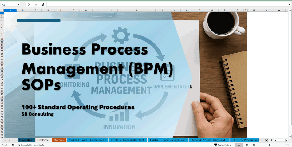 100+ Business Process Management (BPM) SOPs (Excel template (XLSX)) Preview Image