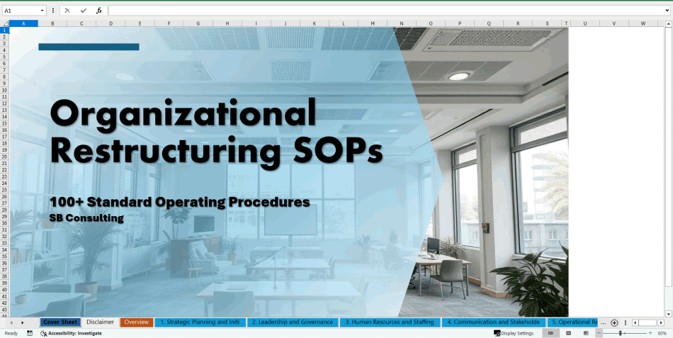 100+ Organizational Restructuring SOPs (Excel template (XLSX)) Preview Image