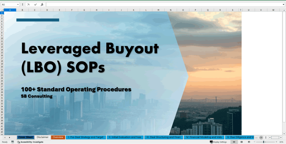 100+ Leveraged Buyout (LBO) SOPs (Excel template (XLSX)) Preview Image