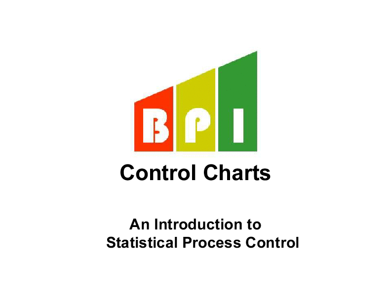 This is a partial preview of Control Charts (SPC) Course (95-slide PowerPoint presentation (PPT)). Full document is 95 slides. 