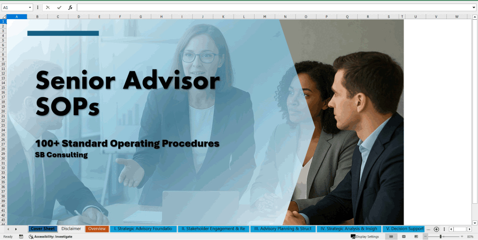 100+ Senior Advisor SOPs (Excel template (XLSX)) Preview Image