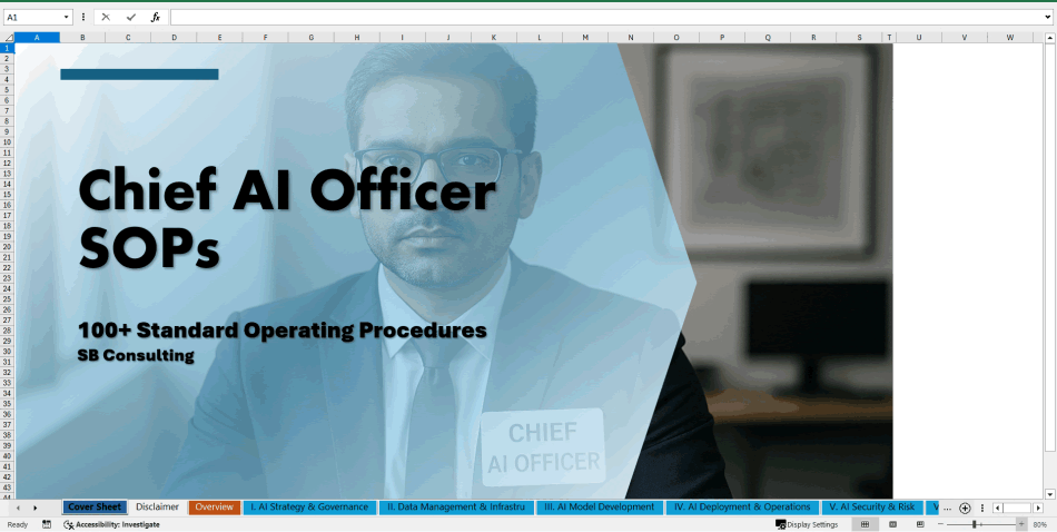 100+ Chief Artificial Intelligence (AI) Officer SOPs (Excel template (XLSX)) Preview Image