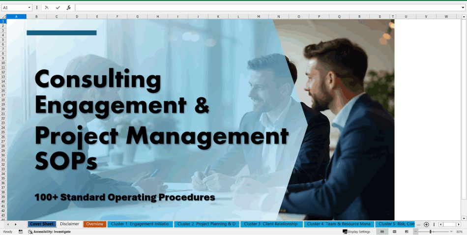 100+ Consulting Engagement & Management SOPs (Excel template (XLSX)) Preview Image