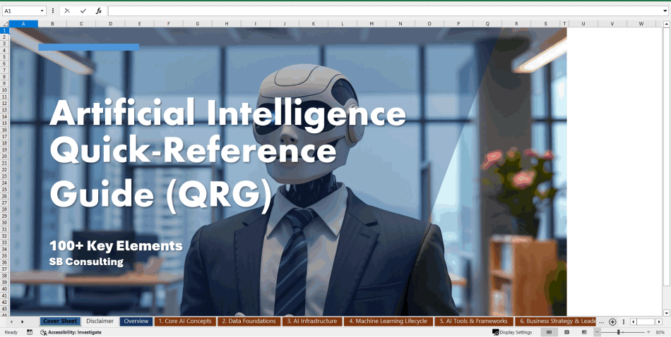 Artificial Intelligence (AI) Quick-Reference Guide (Excel template (XLSX)) Preview Image