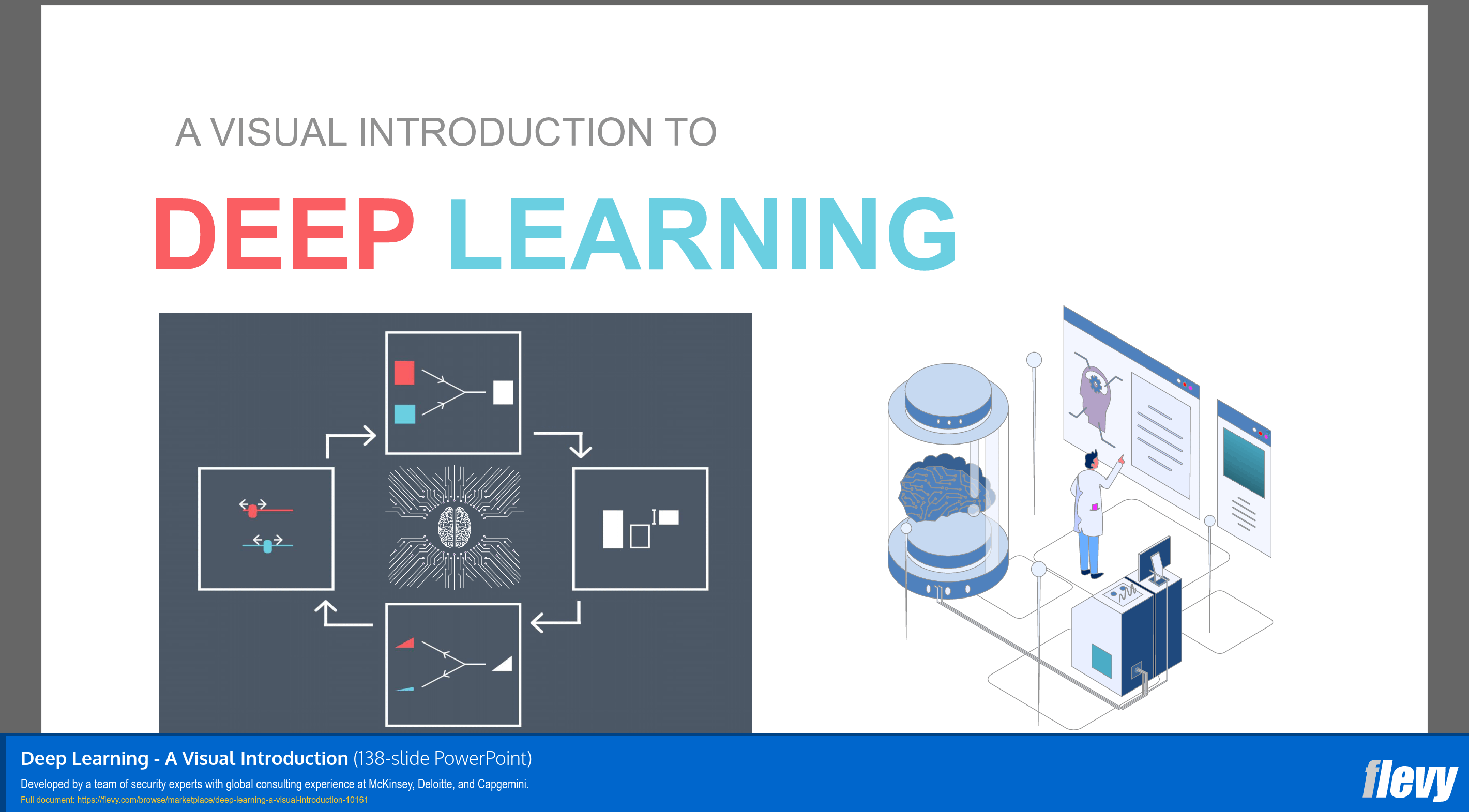 Deep Learning - A Visual Introduction (138-slide PPT PowerPoint presentation slide deck (PPTX)) Preview Image