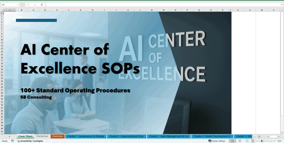 100+ AI Center of Excellence SOPs (Excel template (XLSX)) Preview Image