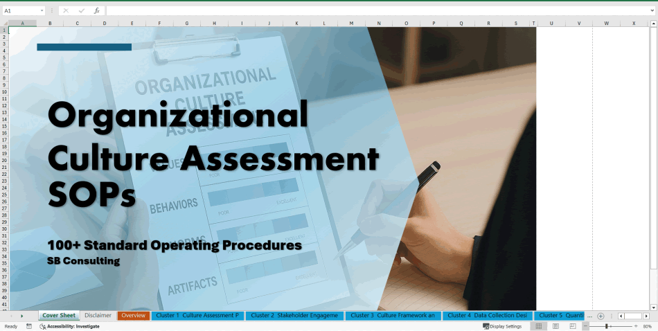 100+ Organizational Culture Assessment SOPs (Excel template (XLSX)) Preview Image