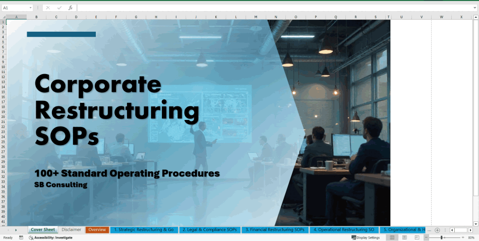 100+ Corporate Restructuring SOPs (Excel template (XLSX)) Preview Image