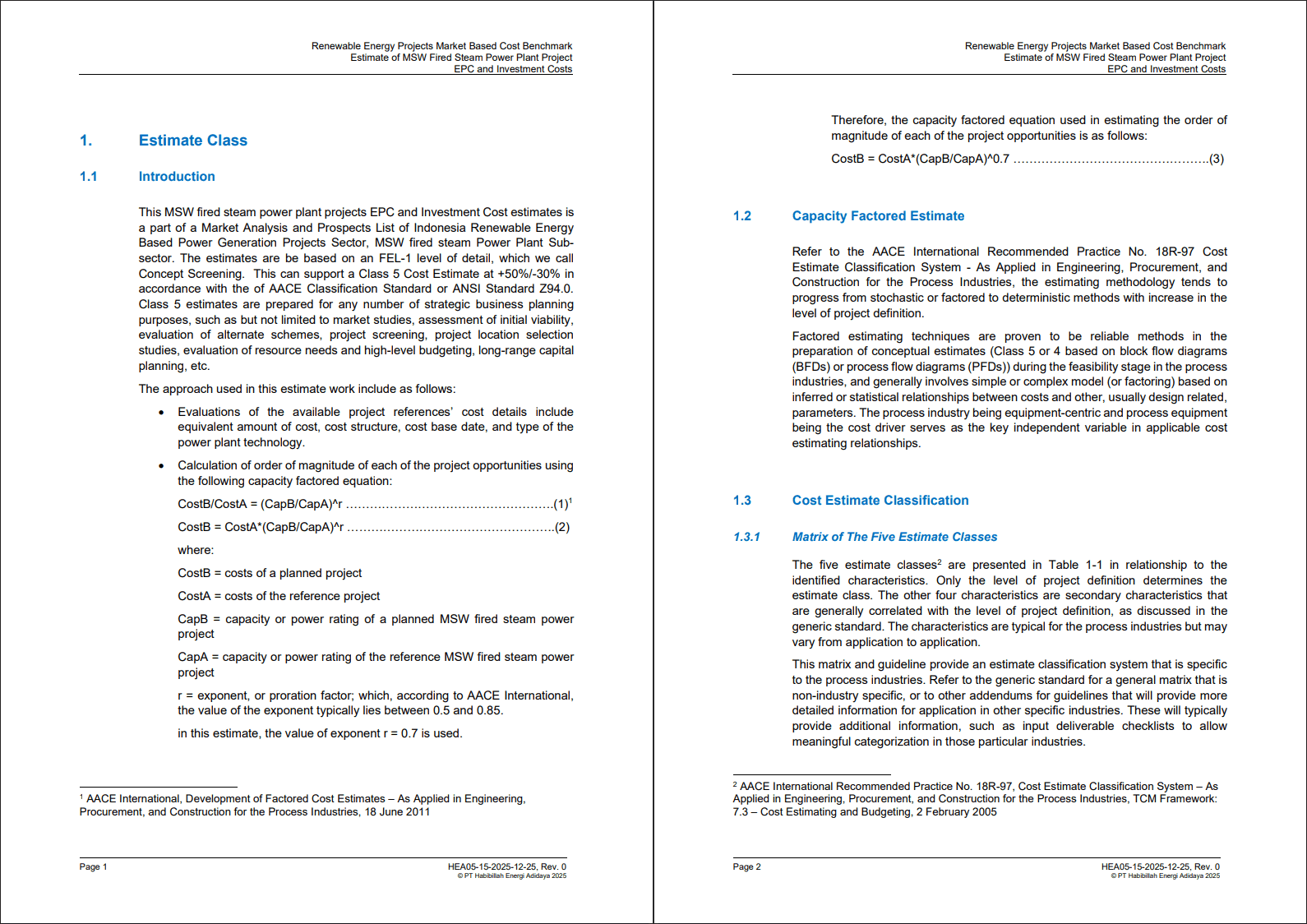 Capital Cost Estimates of MSW Fired Power Plant Projects (26-page PDF document) Preview Image
