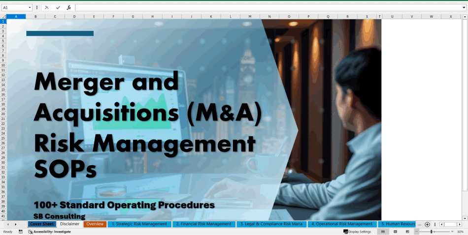 100+ Merger and Acquisitions (M&A) Risk Management SOPs (Excel template (XLSX)) Preview Image